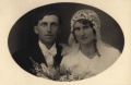 Svatební fotografie manželů Berkových, 1933