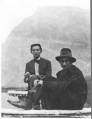 Otto Brod s Franzem Kafkou na Rivě v roce 1909