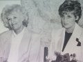 Olga Havlová s princeznou Dianou